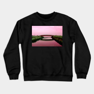 Bridge at Point Ormond, dusk Crewneck Sweatshirt